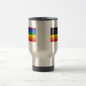 Gay Pride Flag Reisbeker (Center)