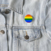 Gay Pride Flag Ronde Button 3,2 Cm (In situ)
