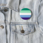 Gay Pride Flag Ronde Button 5,7 Cm (In situ)