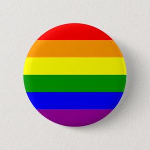 Gay Pride Flag Ronde Button 5,7 Cm