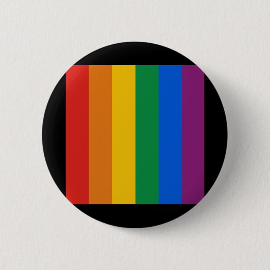 Gay Pride Flag Ronde Button 5,7 Cm (Voorkant)