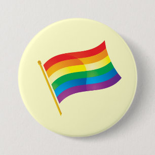 Gay Pride Flag Ronde Button 7,6 Cm