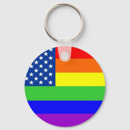 Gay Pride Flag Sleutelhanger II