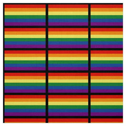 Gay Pride Flag Stof (Swatch)