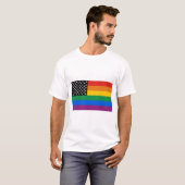 Gay Pride Flag T-shirt (Voorkant volledig)