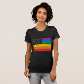 Gay Pride Flag T-shirt (Voorkant volledig)