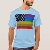 Gay Pride Flag T-shirt (Voorkant)