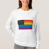 Gay Pride Flag T-shirt (Voorkant)