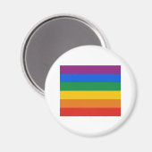 Gay Pride Flag T-shirt Magneet (Voorkant / Achterkant)