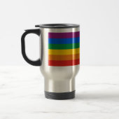 Gay Pride Flag T-shirt Reisbeker (Links)
