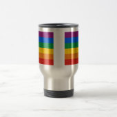 Gay Pride Flag T-shirt Reisbeker (Center)