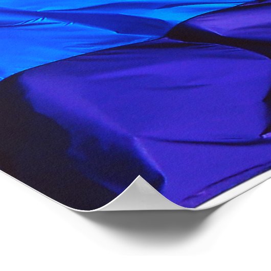 Gay Pride Flag van SlipperyJoe blaast de kleurendr Poster (Hoek)