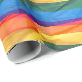 Gay Pride Flag Wrapping Paper Cadeaupapier (Rol Hoek)
