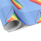 Gay Pride Flag Wrapping Paper Cadeaupapier (Rol Hoek)