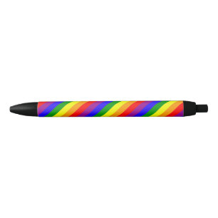 Gay Pride Flag Zwarte Inkt Pen