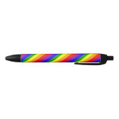 Gay Pride Flag Zwarte Inkt Pen (Bodem)