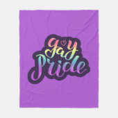 Gay Pride Fleece Deken (Voorkant)