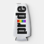 Gay Pride Flesjeskoeler (Voorkant)