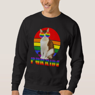 Gay Pride For Women Men Lgbt Daddy Cat Cat Purrid Trui