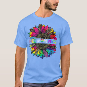 Gay Pride Free Mam Hugs Sunflower LGBT T-shirt