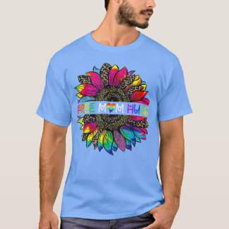 Gay Pride Free Mam Hugs Sunflower LGBT T-shirt