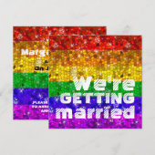 Gay Pride Gay Gay Pride van het huwelijk tussen ri Kaart (Voorkant / Achterkant)