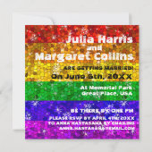 Gay Pride Gay Gay Pride van het huwelijk tussen ri Kaart (Achterkant)