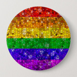 Gay Pride Gay Gay Pride van het huwelijk tussen ri Ronde Button 4,0 Cm