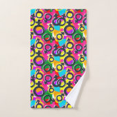Gay Pride Gender Neon Pattern Bad Handdoek (Handdoek)