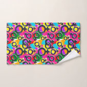 Gay Pride Gender Neon Pattern Bad Handdoek (Handdoek)