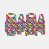 Gay Pride Gender Neon Pattern Bedankdoosjes (Uitgevouwen)