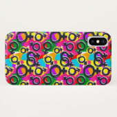 Gay Pride Gender Neon Pattern Case-Mate iPhone Case (Achterkant (horizontaal))