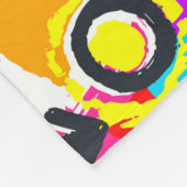 Gay Pride Gender Neon Pattern Fleece Deken (Hoek)