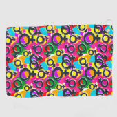 Gay Pride Gender Neon Pattern Golfhanddoek (Horizontaal)