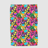 Gay Pride Gender Neon Pattern Golfhanddoek (Voorkant)