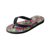 Gay Pride Gender Neon Pattern Kinder Teenslippers (Schuin)