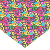 Gay Pride Gender Neon Pattern Korte Tafelloper (Hoek)