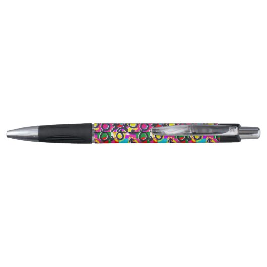 Gay Pride Gender Neon Pattern Pen (Achterkant)