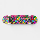 Gay Pride Gender Neon Pattern Persoonlijk Skateboard (Horizontaal)