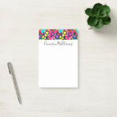Gay Pride Gender Neon Pattern Post-it® Notes (Kantoor)