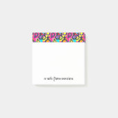 Gay Pride Gender Neon Pattern Post-it® Notes (Voorkant)