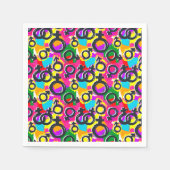 Gay Pride Gender Neon Pattern Servet (Voorkant)
