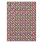 Gay Pride Gender Neon Pattern Tafelkleed (Voorkant)