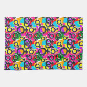 Gay Pride Gender Neon Pattern Theedoek (Horizontaal)