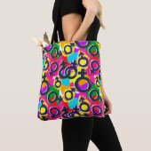 Gay Pride Gender Neon Pattern Tote Bag (Dichtbij)
