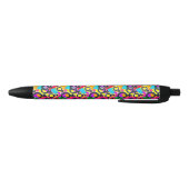 Gay Pride Gender Neon Pattern Zwarte Inkt Pen (Bodem)