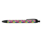 Gay Pride Gender Neon Pattern Zwarte Inkt Pen (Bovenkant)