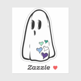 Gay Pride Ghost Sticker
