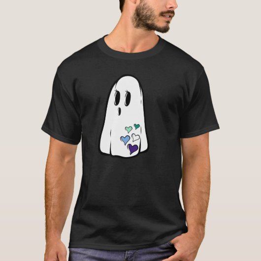 Gay Pride Ghost T-shirt (Voorkant)