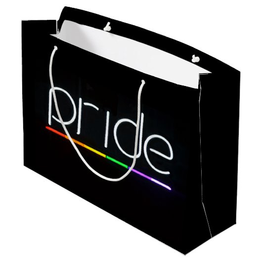 Gay Pride Gift Bag Groot Cadeauzakje (Achterkant Gekanteld)